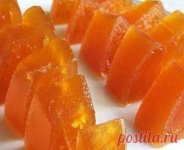 Медовая тыква - вкуснейший десерт.