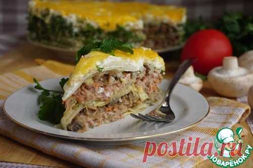 Мясной пирог "Бабушкин голубчик" от Аллы Ковальчук - кулинарный рецепт