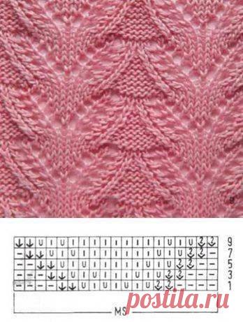 Красивый узор спицами Конкурс 