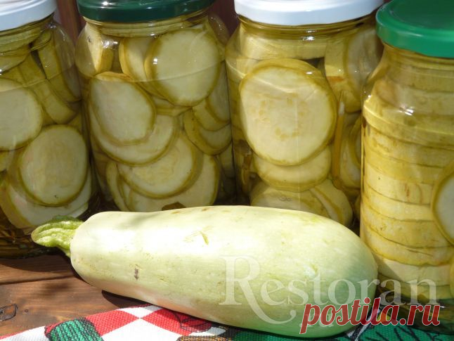 Кабачки, маринованные по-болгарски - хрустящиe, пряныe и очень вкусныe