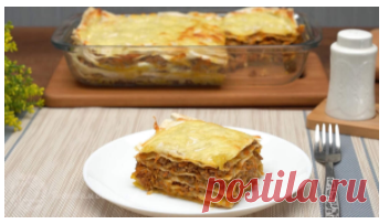 Быстрая Ленивая ЛАЗАНЬЯ из лаваша. Сытная и невероятно Вкусная | Готовим с Оксаной Пашко | Яндекс Дзен
