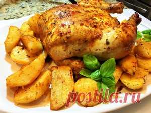 КУРИЦА ПО-КАВКАЗСКИ с Картофелем. Праздничное Блюдо рецепт с фото