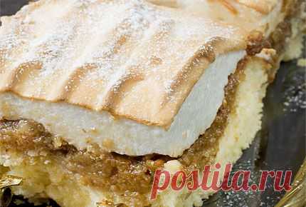 Бисквит на сметане с орехами рецепт с фото