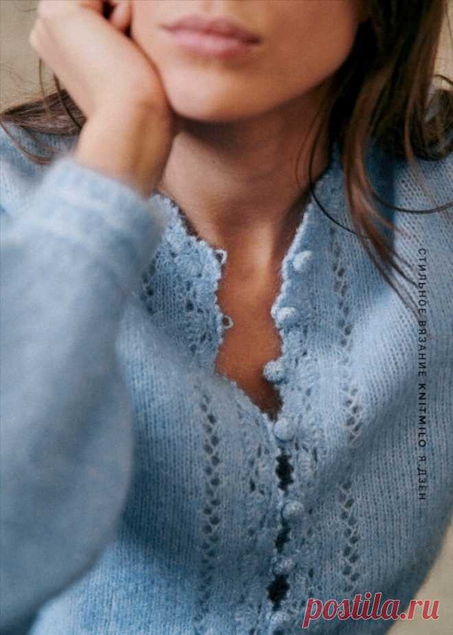 10 утонченных кофточек от любимого бренда Sezane. Подборка со схемами узоров. | Стильное вязание KNITMILO | Дзен