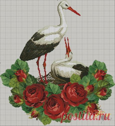 Красивая вышивка крестиком