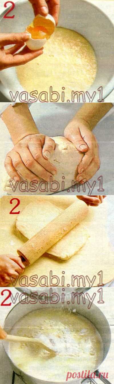 Заварное тесто, слоеное тесто,Заварное тесто - рецепты с фото