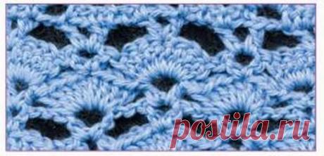 140 лучших узоров для вязания крючком с образцами и схемами. Схема 35