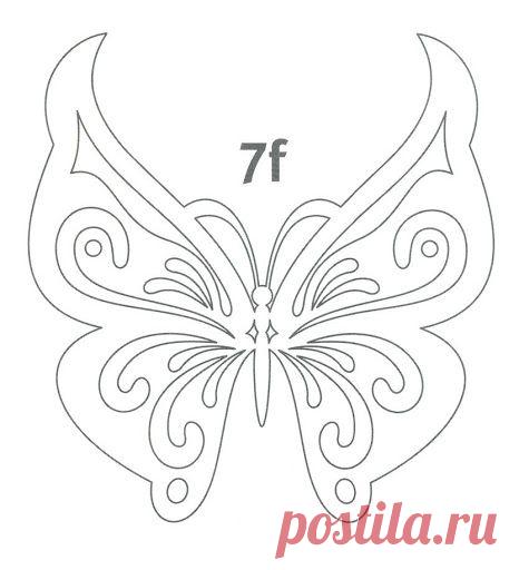 Метелики для декору: добірка шаблонів | Ідеї декору