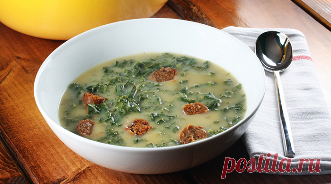 Рецепт самого известного блюда португальской кухни – супа Caldo verde.