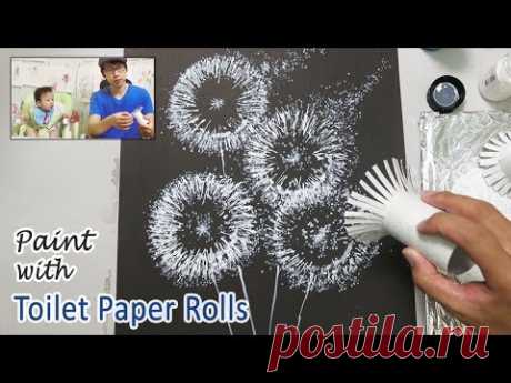 Toilet Paper Roll Painting Techniques for Beginners | Easy Step by Step