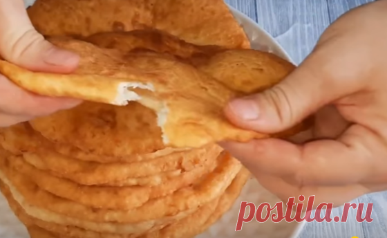 Лепёшка на луковом тесте.Яндекс