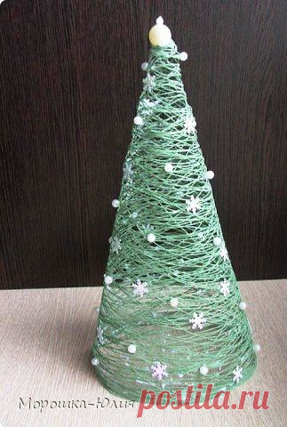 Елочка из ниток
