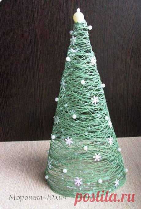 Елочка из ниток