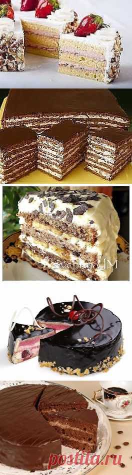 10 рецептов ВКУСНЕЙШИХ Тортиков - Сайт coo-king!