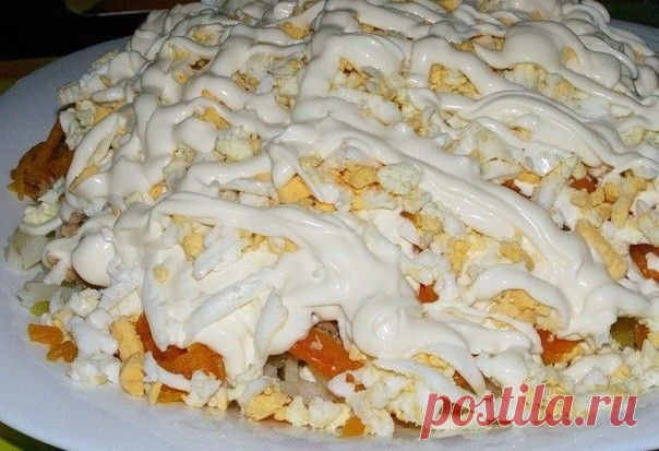 Салат «Печень под шубой» — просто объедение приготовление | CookandYou