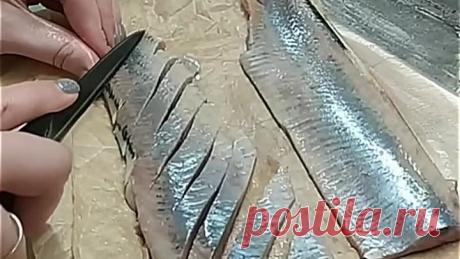 Учимся разделывать сeледку