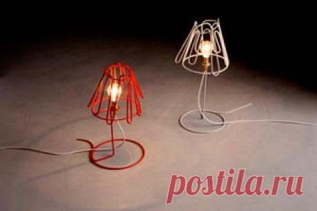 Изготовление светильников из проволоки