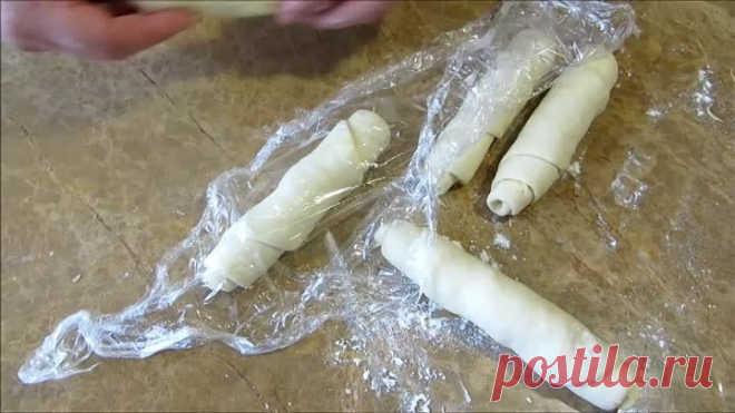 Жалею, что мало приготовил / Хлебные палочки с сыром и чесноком