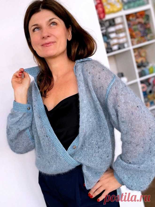 Вязальная авантюра с кид-мохером: рубашка моей мечты (ну почти) | Вязание с Татьяной Развязной | Дзен