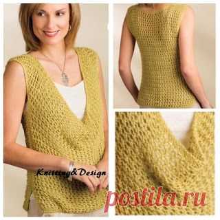 Knitting&Design: Топ с драпировкой
