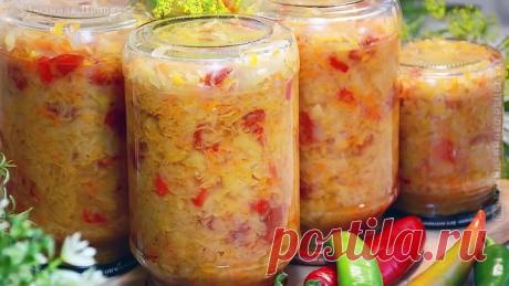 ЗАГОТОВКА на Зиму 3 в 1: СОЛЯНКА, ЩИ, Начинка для пирогов. Зимой пригодится!