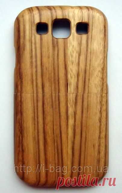 Купить Чехол для Samsung Galaxy S III из дерева Зебра в Киеве от компании ""i-BAG" — интернет-магазин техники Apple и эксклюзивных аксессуаров" - 15347699