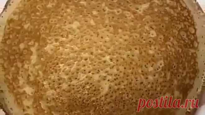 Успешный признак блинчиков - это много дырочек! | OK.RU