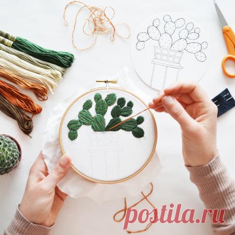 Вышивка без ошибок: методы разметки канвы