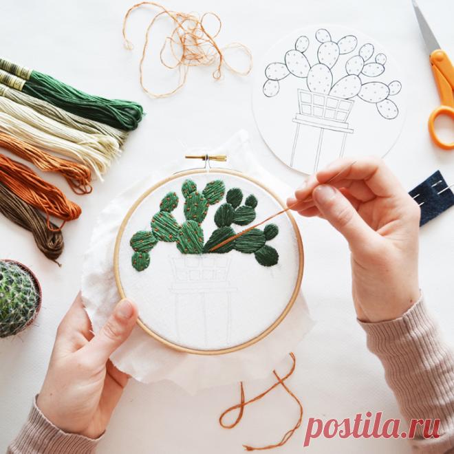 Вышивка без ошибок: методы разметки канвы