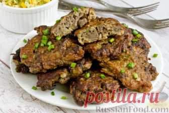 Рецепт: Оладьи из рубленой печени на RussianFood.com