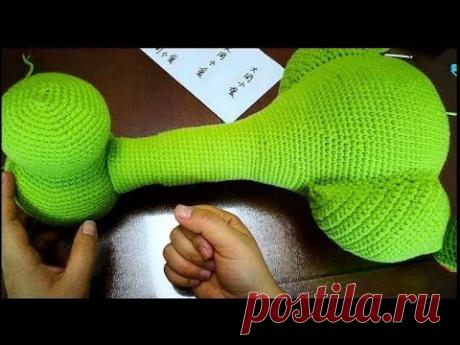 钩针编织的手工玩偶是否形象，拼接很重要-恐龙玩偶拼接教程（1）