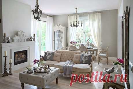 Дом в стиле прованс в Польше / Интерьер / Архимир