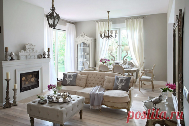 Дом в стиле прованс в Польше / Интерьер / Архимир