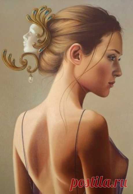 Женщина, говорят, явление многоликое. Женщина, говорят, явление многосложное. Великие найдут в ней великое. Ничтожества будут искать ничтожное...(с)
Художник Ginette Beaulieu (Канада)