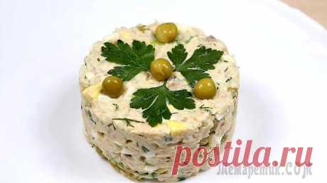 Рыбный салат с горбушей Простой в приготовлении и вкусный рыбный салат из консервированной горбуши с рисом, яйцом и зеленым горошком.Ингредиенты: Горбуша консервированная - 1 банка Зеленый горошек консервированный - 100 гр. ...
