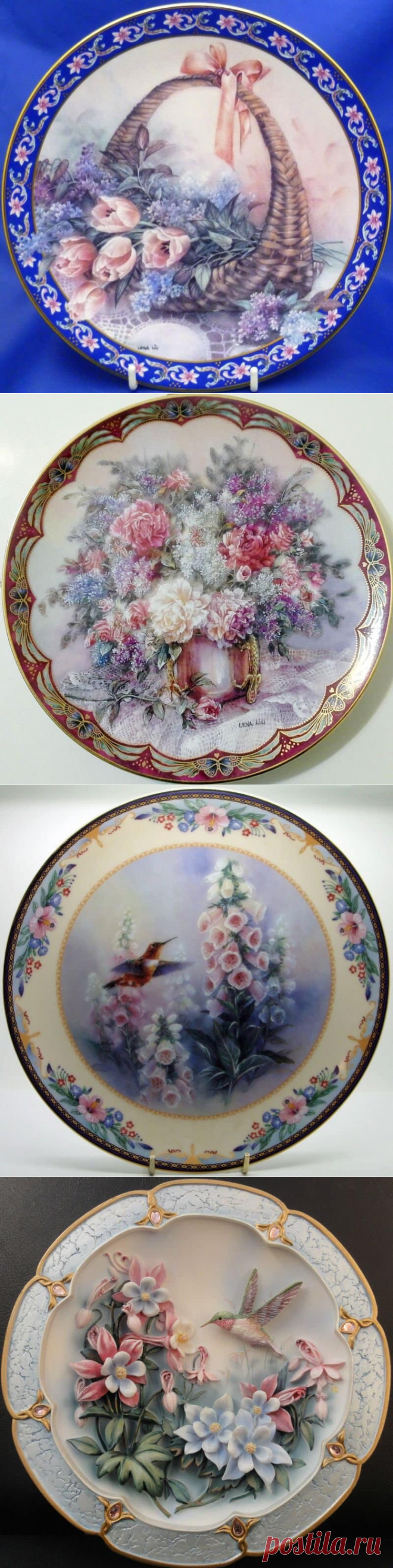 Коллекционные тарелки от Lena Liu