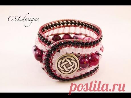 5 row wrap around bracelet