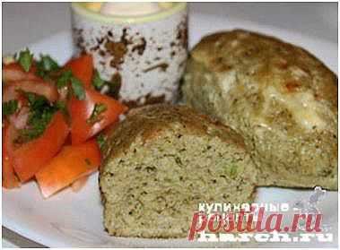 Куриные котлеты с брокколи и сыром.