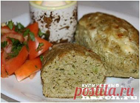 Куриные котлеты с брокколи и сыром.