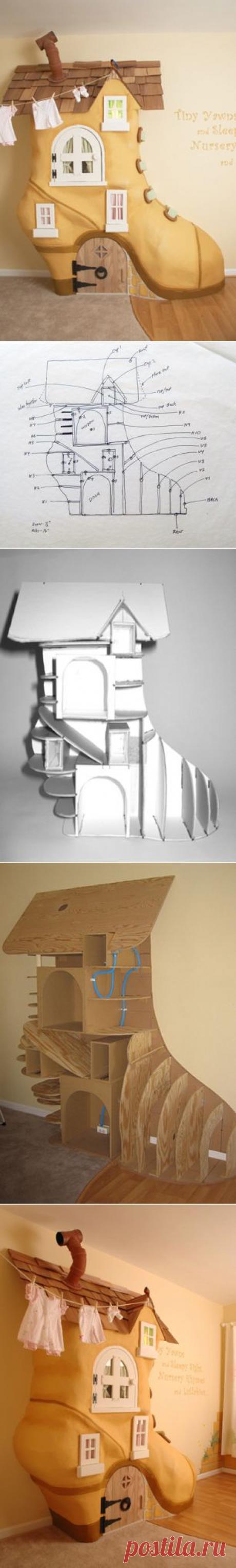 Креативная идея для детской комнаты