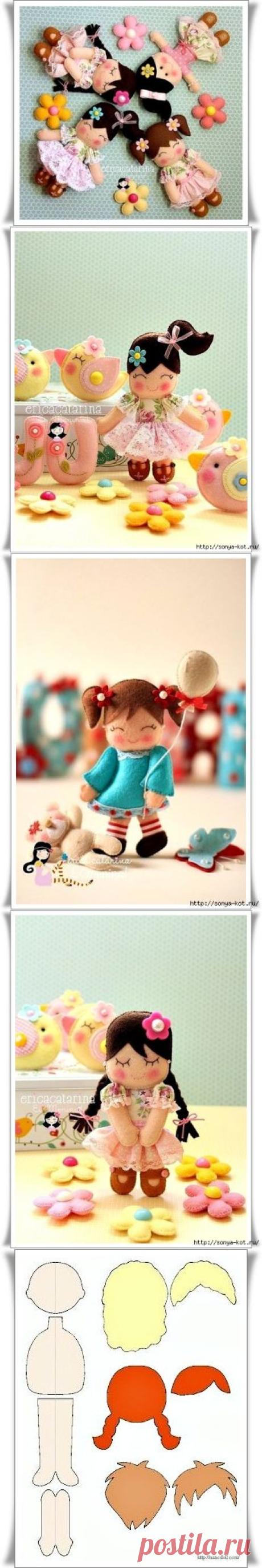 Куколки из фетра