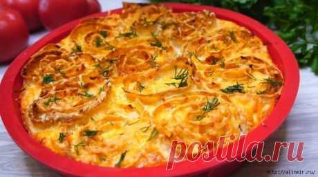 Пирог с капустой без замеса теста, готовь хоть каждый день!