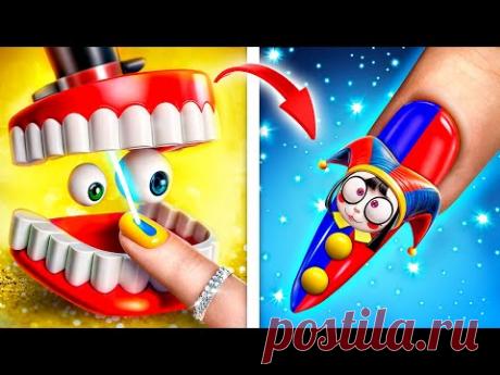 Как стать Pomni? Экстремальное преображение челлендж! Из Уэнсдей, Барби и Русалки в Помни!