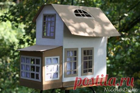 КУКОЛЬНЫЙ ДОМИК ИЗ КАРТОНА - Мебель для кукол
