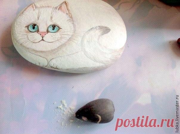 ​Котики на камушках