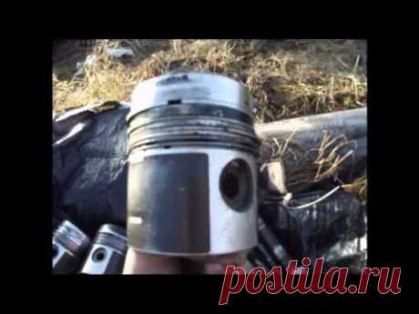 Трактор МТЗ 82 Ремонт двигателя Лопнул коленвал - YouTube