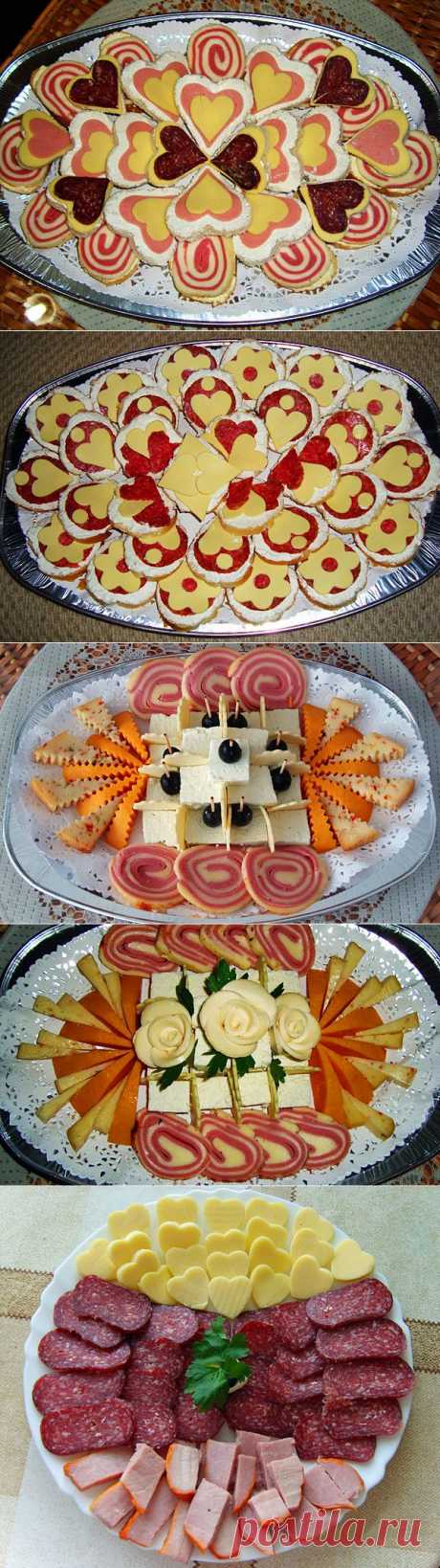 Роскошное блюдо холодных закусок- сервировка нарезки | БУДЕТ ВКУСНО!