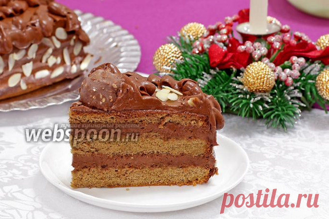 Кофейный торт с шоколадным кремом рецепт с фото, как приготовить на Webspoon.ru