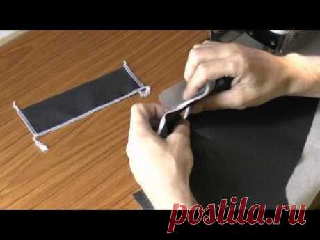 Как шить карман в рамку.Шитье и крой.