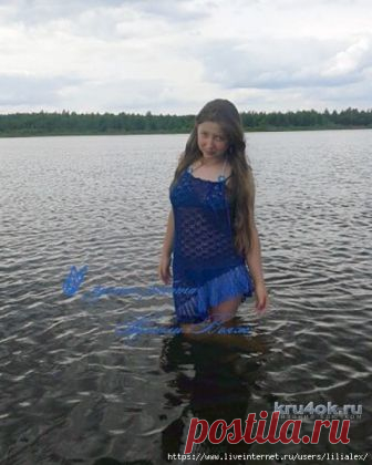 Ассиметричный сарафан крючком Работа Натали Вояж: Дневник группы «ВЯЖЕМ ПО ОПИСАНИЮ»: Группы - женская социальная сеть myJulia.ru